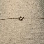 14k Gold Necklace w/‎ Black Diamond Accents & Faux Turquoise Pendant Photo 5