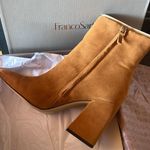 Franco Sarto Booties Whiskey Tan Suede 8M Photo 3