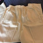 Hasting & Smith Size 12 Yellow Elastic Tie Waist Pants Photo 7