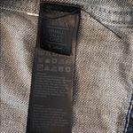 ALLSAINTS Raw Destroyed Collar Denim Jacket Small EUC Minimalist Photo 5