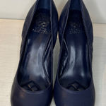Vince Camuto  Navy Blue Wedge Heels Photo 0
