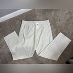 Eileen Fisher NWT Washable Stretch Crepe Pull On Bone Color Slim Ankle Pant 1X. Photo 1