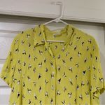Karen Kane  Yellow Print Women's Top Size XL Photo 3