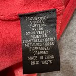 Rampage Metallic Shimmer Long Sleeve Sweater One Shoulder Size L Melon Photo 7