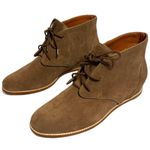 Rebecca Minkoff Loran Suede Wedge Lace up Bootie shoes size 7 Photo 1