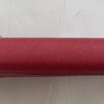 Prada Coral pink/ Peonia gold trim Saffiano leather long wallet Photo 2