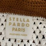 New Stella Pardo Paris Crochet Chevron Knit Skirt Size M Photo 1