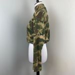 Adidas Camo Crop Quarterzip Hoodie Small Photo 6