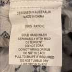 Paper Heart  White Blue Ruffled Off Shoulder Crop Top Y2K Festival Boho Size S Photo 7