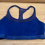Under Armour  - Crossback Mid Blue Sports Bra Photo 0