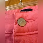 NYDJ  Marilyn Straight Leg Crop Jeans Pink Flamingo Fray Cuffed Leg NWT Size 18W Photo 2