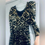 Arden B Black and gold sequin dress by . NWT SIZE XL Photo 8