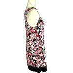 J.Jill  Dress Women Petite Medium Pink White Floral Tank Shift Knee Length Knit Photo 5