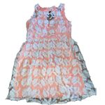 Minuet  Peach Lace Overlay Dress Photo 3
