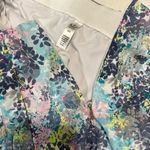 Teetime Womens Large Multi Color Floral Pleated Golf Skirt Zipper Pockets Active Blue Photo 6