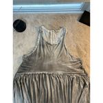 POL  Women's Sleeveless Babydoll Dress Blue Crochet Detail Size Standard S Photo 5