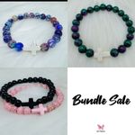 Wholesale Cross 8mm beaded Natural Stone Bracelets Photo 1