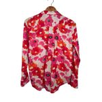 Sundance  Floral Button Down Shirt Womens PS Petite Small Pink Orange‎ Bohemian Photo 1