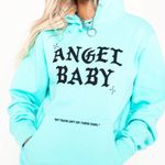 Urban Outfitters By Samii Ryan Angel Baby Light Blue Hoodie Photo 1