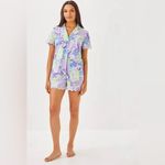 Lilly Pulitzer  Biscayne Pajama Shorts in Multi Juicy Story Patch Size XL NWT Photo 1