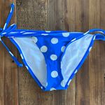 Boohoo Blue And White Polka Dot Bikini Bottoms Photo 1