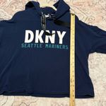 DKNY  Seattle Mariners Baseball Sport Women's Zoey Crop Full-Zip Hoodie Photo 7