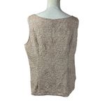 Alex Evenings Twin Set Size 2X Tan Floral Sparkly Gala Cocktail Fancy Classic Photo 5