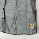 Harley Davidson  Y2K Button Down Shirt Vest Sz XL Grey Graphic Back Photo 5