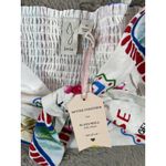 Joie NWT  Women's‎ Size 12 Linen Blend Tie Front Crop Top Summer Print Y2K Beach Photo 5