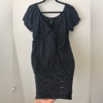 La Blanca  Black SwimSuit Cover Up Size Large Photo 4