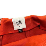 CAbi  Overlay Orange Pencil Skirt Size 8 Photo 3