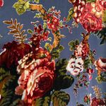 ZARA Floral Velvet Long Kimono Open Cardigan Robe Boho Artisan Sz M Blogger Fav Photo 5