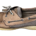 Sperry  Top-Sider Women Boat Shoes 10 Tan Leather Moc Toe Nautical Coastal Preppy Photo 0