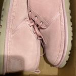 UGG Lace Up Suede Boots Booties Pink Photo 7