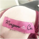 Morgan & Co Size Small Keyhole Sequins Tie Back Halter Maxi Dress Prom Maroon Red Photo 9