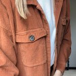 Dip Burnt Orange Corduroy Button Up Longsleeve Jacket Oversized Photo 1