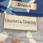 draper's & damon's Drapers & Damon’s Blue White summer Jacket With Gold Hardware On Collar & Butto Photo 5