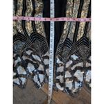 VINTAGE Judith Ann Creations Sequin Jacket M/L Art Deco Great Gatsby Cardigan Black Size M Photo 5