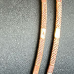 Women’s vintage dainty set of 2 rose gold‎ tone bangle bracelets one size Gold Photo 0