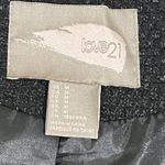 Love 21  Ruffle Shimmer Black Blazer with Hook and‎ Eye Closure - sz M Photo 4