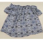 Cooper and Ella  Top Womens Small On/Off Shoulder Lined Vacation Travel Resort Photo 1