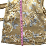 Victoria's Secret Vintage  Gold Floral Satin Long Sleeve Kimono Robe OS Y2K Retro Photo 4