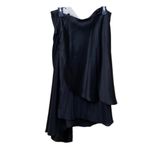 Adam Lippes 🛍️ 100% Silk Strapless black dress. Size 4. NWT Photo 1