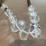 Silpada Crystal Bead Brass Chain Statement Necklace with Pyrite Photo 5