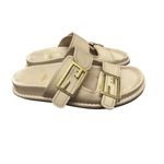 Fendi Zucca FF Logo Leather Slides Women's Size: Photo 2