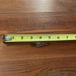 Source Unknown Vintage 12K Gold Filled Filigree Bar Rope Chain Bracelet with Center Diamond Photo 5