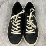 Old Navy Tie Up Sneakers Black And White Size 7 Women Photo 1