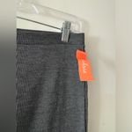 NEW! Colsie Gray and Black Striped Wide Leg Flare Stretchy Lounge Yoga Pants Size M Photo 1