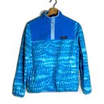 Lands' End  Tie Dye Quarter Snap Heritage Fleece Pullover size XS Photo 0