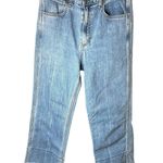 Rag and Bone Lou Crop Straight Slim Jeans Size 28 Tivoli Wash Capri Denim USA Made Photo 0
